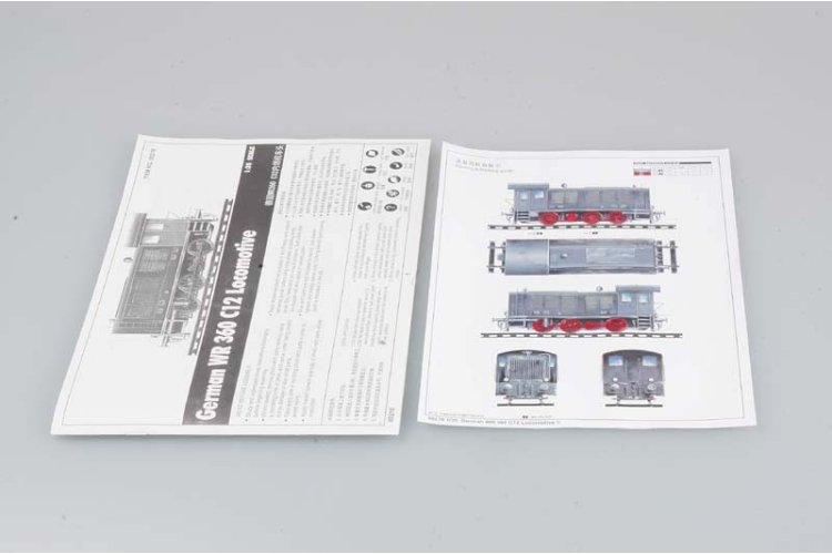 1:35 Trumpeter 00216 WR 360 C12 Locomotive WWII - Duitse Diesellocomotief - Tru00216 9 - TRU00216
