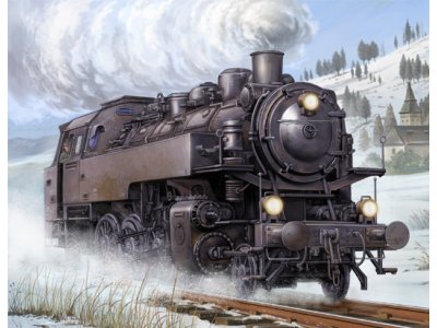 1:35 Trumpeter 00217 Dampflokomotive BR86 WWII - Duitse Stoomlocomotief - Tru00217 1 - TRU00217