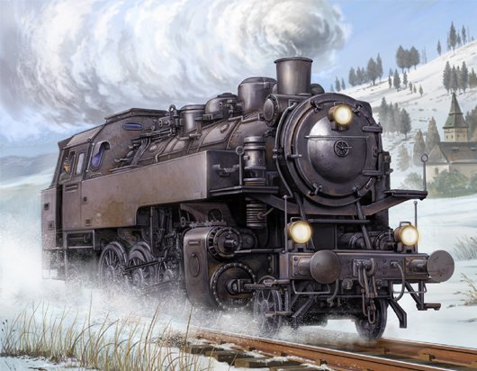 1:35 Trumpeter 00217 Dampflokomotive BR86 WWII - Duitse Stoomlocomotief - Tru00217 1 - TRU00217