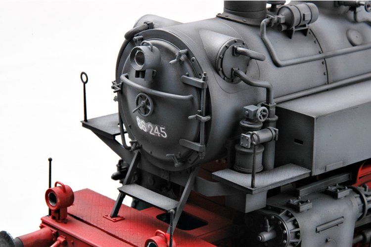 1:35 Trumpeter 00217 Dampflokomotive BR86 WWII - Duitse Stoomlocomotief - Tru00217 4 - TRU00217