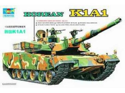 1:35 Trumpeter 00331 K1A1 &ndash; South Korean Main Battle Tank - Tru00331 1 - TRU00331