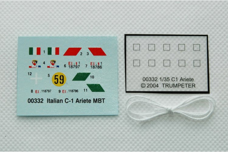 1:35 Trumpeter 00332 C1 Ariete MBT - Italiaanse Hoofdgevechtstank - Tru00332 3 - TRU00332