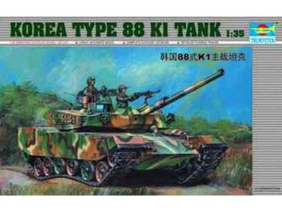 1:35 Trumpeter 00343 Type 88 K1 Tank &ndash; South Korean Main Battle Tank - Tru00343 1 - TRU00343