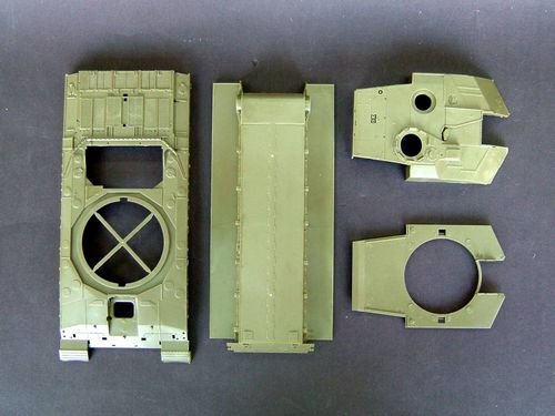 1:35 Trumpeter 00345 Challenger 2 MBT &ndash; KFOR Kosovo with Dozer Blade &ndash; British Main Battle Tank - Tru00345 9 - TRU00345