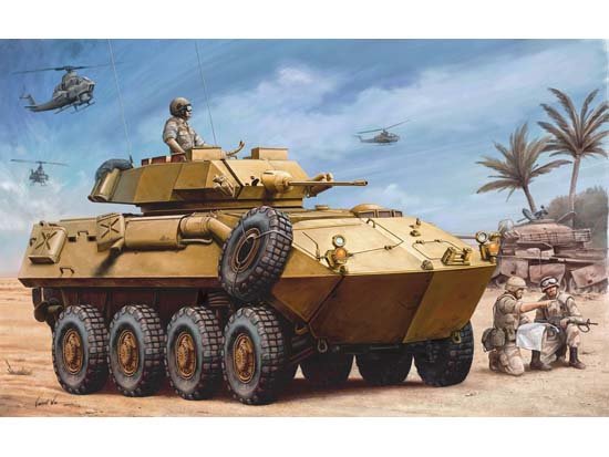 1:35 Trumpeter 00349 USMC LAV-25 Piranha - Amerikaans Pantservoertuig - Tru00349 1 - TRU00349