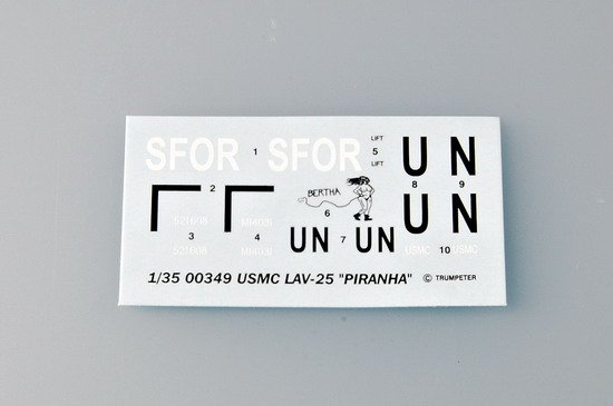 1:35 Trumpeter 00349 USMC LAV-25 Piranha - Amerikaans Pantservoertuig - Tru00349 2 - TRU00349