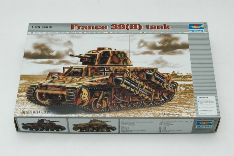 1:35 Trumpeter 00352 Hotchkiss 39(H) auf Becker Conversion WWII - Duitse Tankjager - Tru00352 2 - TRU00352