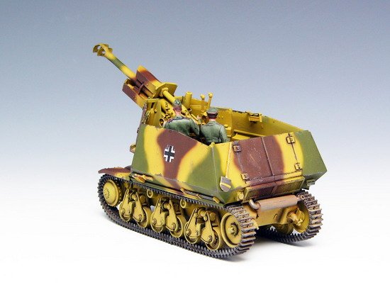 1:35 Trumpeter 00353 39(H) 10,5cm leFH18(Sf.) auf Gesch&uuml;tzwagen Becker Conversion WWII - Duitse Houwitser - Tru00353 10 - TRU00353