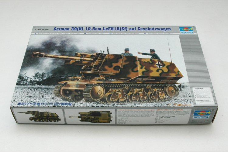 1:35 Trumpeter 00353 39(H) 10,5cm leFH18(Sf.) auf Gesch&uuml;tzwagen Becker Conversion WWII - Duitse Houwitser - Tru00353 2 - TRU00353