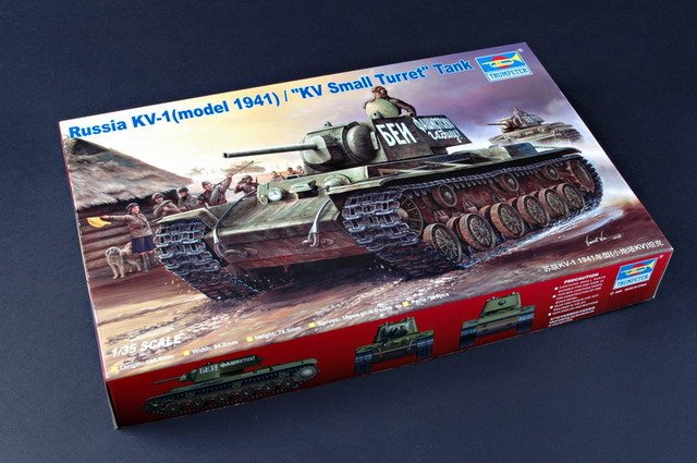 1:35 Trumpeter 00356 KV-1 Model 1941 / KV Small Turret WWII - Sovjet Zware Tank - Tru00356 2 - TRU00356