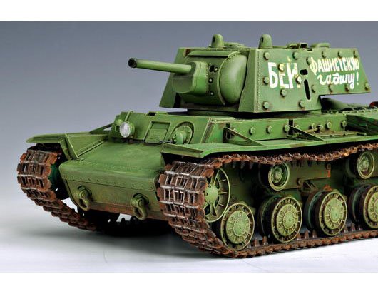 1:35 Trumpeter 00357 KV-1 s Ekranami WWII - Sovjet Zware Tank - Tru00357 17 - TRU00357