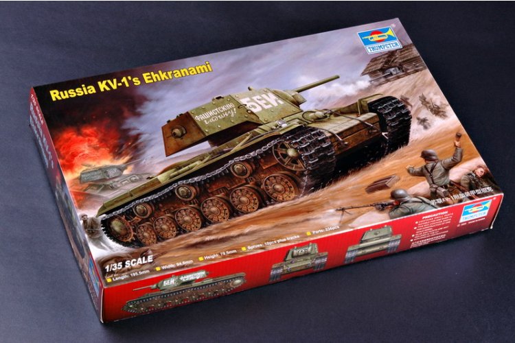 1:35 Trumpeter 00357 KV-1 s Ekranami WWII - Sovjet Zware Tank - Tru00357 2 - TRU00357