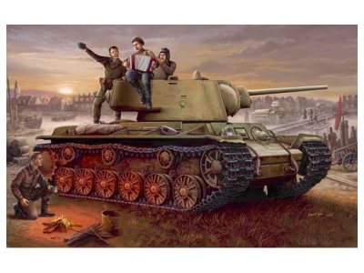 1:35 Trumpeter 00360 KV-1 Model 1942 Lightweight Cast WWII - Sovjet Zware Tank - Tru00360 1 - TRU00360