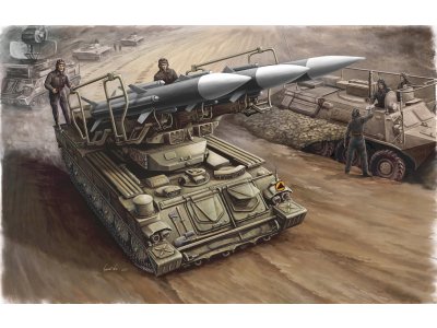 1:35 Trumpeter 00361 SAM-6 Antiaircraft Missile - 2K12 Kub / SA-6 Gainful - Sovjet Luchtafweerraketsysteem - Tru00361 1 - TRU00361