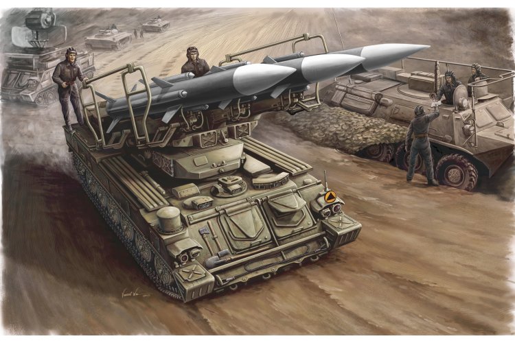 1:35 Trumpeter 00361 SAM-6 Antiaircraft Missile - 2K12 Kub / SA-6 Gainful - Sovjet Luchtafweerraketsysteem - Tru00361 1 - TRU00361