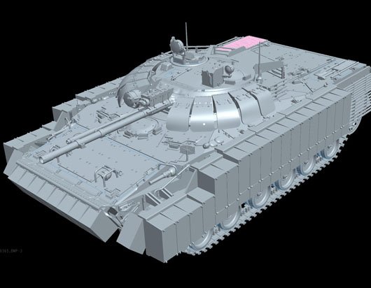 1:35 Trumpeter 00365 BMP-3 met Upgrade Armour - Russisch Infanteriegevechtsvoertuig - Tru00365 17 - TRU00365