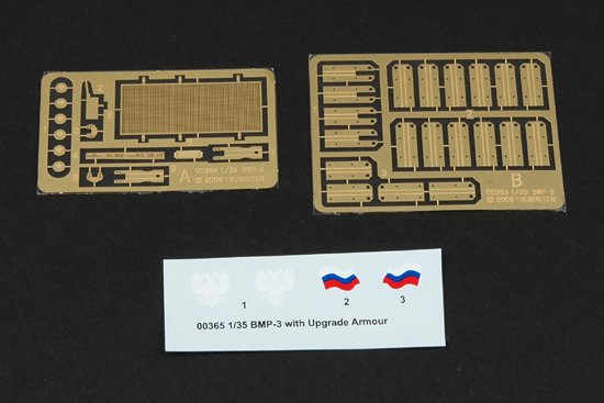1:35 Trumpeter 00365 BMP-3 met Upgrade Armour - Russisch Infanteriegevechtsvoertuig - Tru00365 18 - TRU00365