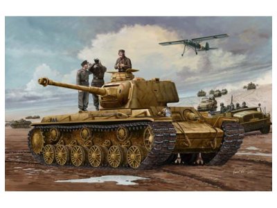 1:35 Trumpeter 00366 Pz.Kpfw. KV-1 756(r) WWII - Duitse Zware Tank - Tru00366 1 - TRU00366