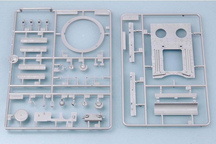 1:35 Trumpeter 00366 Pz.Kpfw. KV-1 756(r) WWII - Duitse Zware Tank - Tru00366 10 - TRU00366