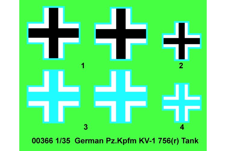 1:35 Trumpeter 00366 Pz.Kpfw. KV-1 756(r) WWII - Duitse Zware Tank - Tru00366 3 - TRU00366