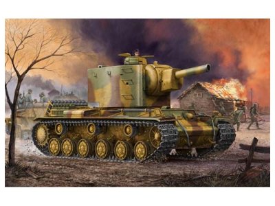 1:35 Trumpeter 00367 Pz.Kpfw. KV-2 754(r) WWII - Duitse Zware Tank - Tru00367 1 - TRU00367