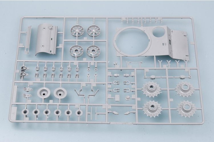 1:35 Trumpeter 00367 Pz.Kpfw. KV-2 754(r) WWII - Duitse Zware Tank - Tru00367 8 - TRU00367