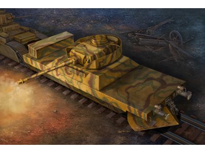 1:35 Trumpeter 00368 Panzerj&auml;gerwagen Vol. 1 WWII - Duitse Pantsertreinwagon - Tru00368 1 - TRU00368