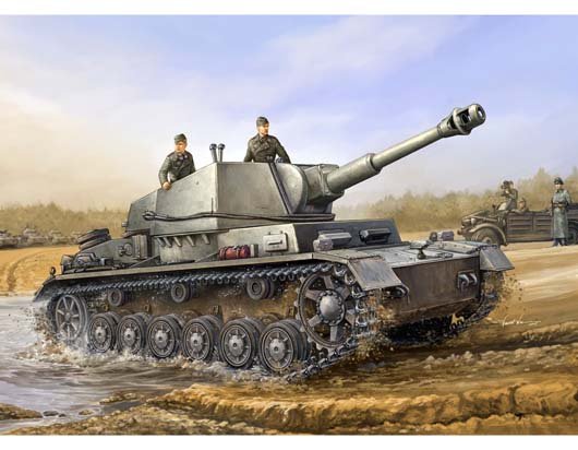 1:35 Trumpeter 00374 Sd.Kfz.165/1 Gesch&uuml;tzwagen IVb f&uuml;r 10,5cm leFH 18/1 (Sf.) WWII - Duitse Houwitser - Tru00374 1 - TRU00374
