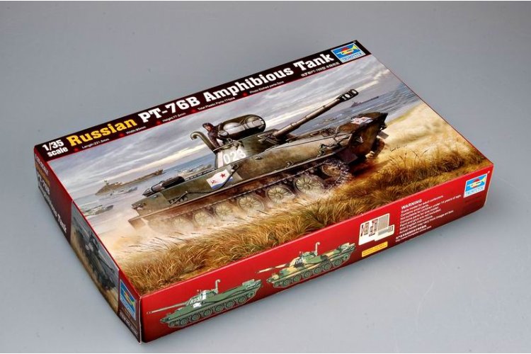 1:35 Trumpeter 00381 PT-76B Amphibious Tank - Sovjet Amfibische Lichte Tank - Tru00381 2 - TRU00381