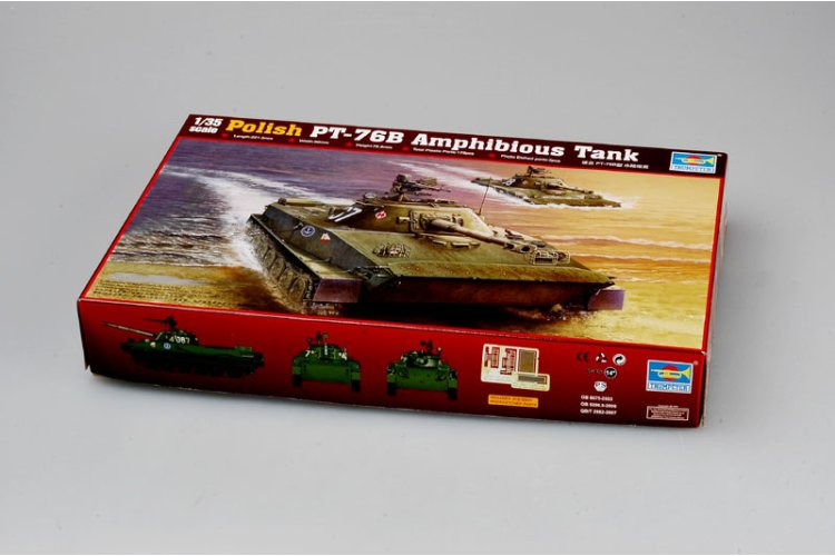 1:35 Trumpeter 00382 PT-76B Amphibious Tank - Poolse Amfibische Lichte Tank - Tru00382 2 - TRU00382