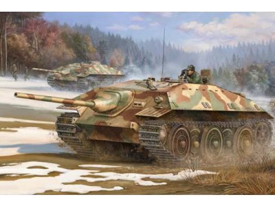 1:35 Trumpeter 00383 Entwicklungsfahrzeug E-25 - Duitse Tankjager - Tru00383 1 - TRU00383