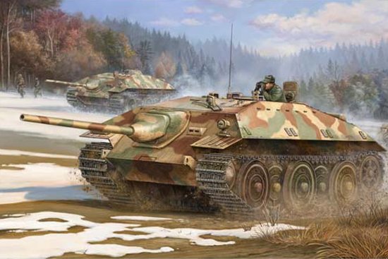 1:35 Trumpeter 00383 Entwicklungsfahrzeug E-25 - Duitse Tankjager - Tru00383 1 - TRU00383
