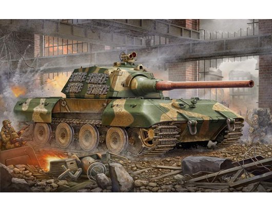 1:35 Trumpeter 00384 E-100 Super Heavy Tank - Duitse Superzware Tank - Tru00384 1 - TRU00384