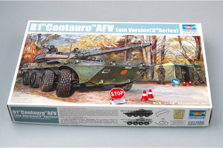 1:35 Trumpeter 00387 B1 Centauro AFV &ndash; Late Version (3rd Series) &ndash; Italian Tank Destroyer - Tru00387 2 - TRU00387