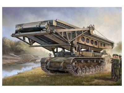 1:35 Trumpeter 00390 Br&uuml;ckenleger IVb WWII - Duitse Bruggenlegger - Tru00390 1 - TRU00390