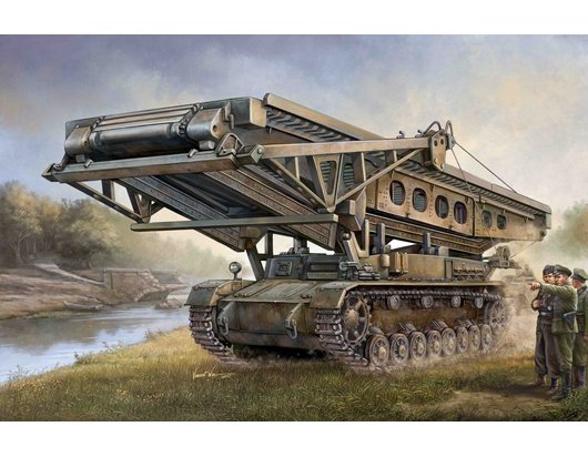 1:35 Trumpeter 00390 Br&uuml;ckenleger IVb WWII - Duitse Bruggenlegger - Tru00390 1 - TRU00390