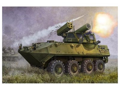 1:35 Trumpeter 00393 USMC LAV-AD - Light Armored Vehicle-Air Defense - Amerikaans Luchtafweervoertuig - Tru00393 1 - TRU00393
