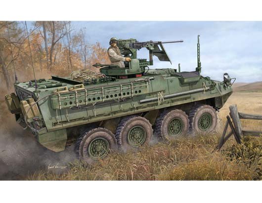 1:35 Trumpeter 00398 M1131 Stryker FSV - Amerikaans Artillerieverkenningsvoertuig - Tru00398 1 - TRU00398