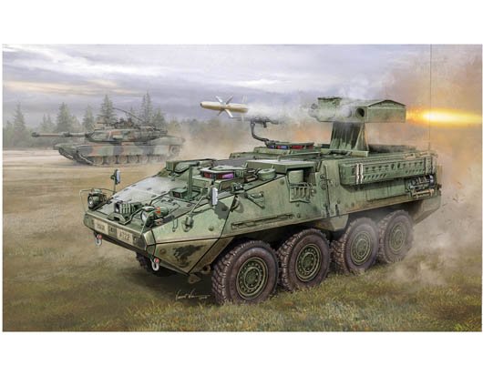 1:35 Trumpeter 00399 M1134 Stryker ATGM - Amerikaanse Antitankraketdrager - Tru00399 1 - TRU00399