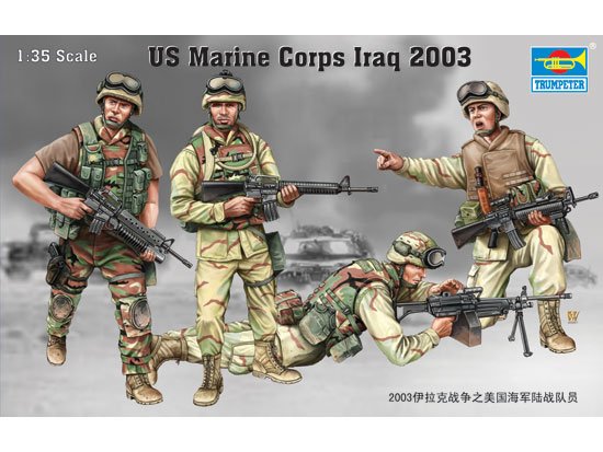 1:35 Trumpeter 00407 US Marine Corps Iraq 2003 - Figures - Tru00407 1 - TRU00407