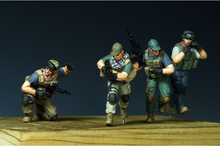 1:35 Trumpeter 00419 PMC in Iraq 2005 Armed Assault Team - Figures - Tru00419 7 - TRU00419