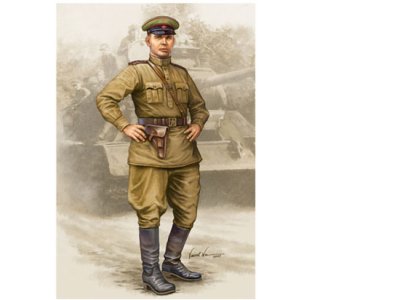 1:16 Trumpeter 00704 Sovjet Officier WWII Vol.2 - Figuur - Tru00704 1 - TRU00704