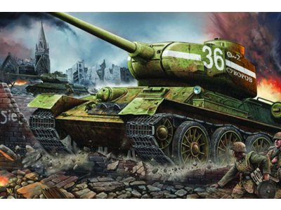 1:16 Trumpeter 00902 T-34/85 Model 1944 Factory No.183 WWII &ndash; Soviet Medium Tank - Tru00902 1 - TRU00902