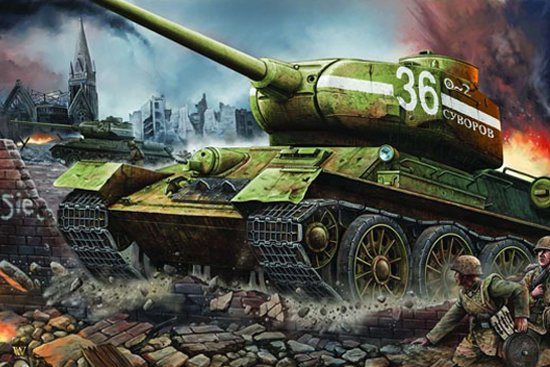 1:16 Trumpeter 00902 T-34/85 Model 1944 Factory No.183 WWII &ndash; Soviet Medium Tank - Tru00902 1 - TRU00902