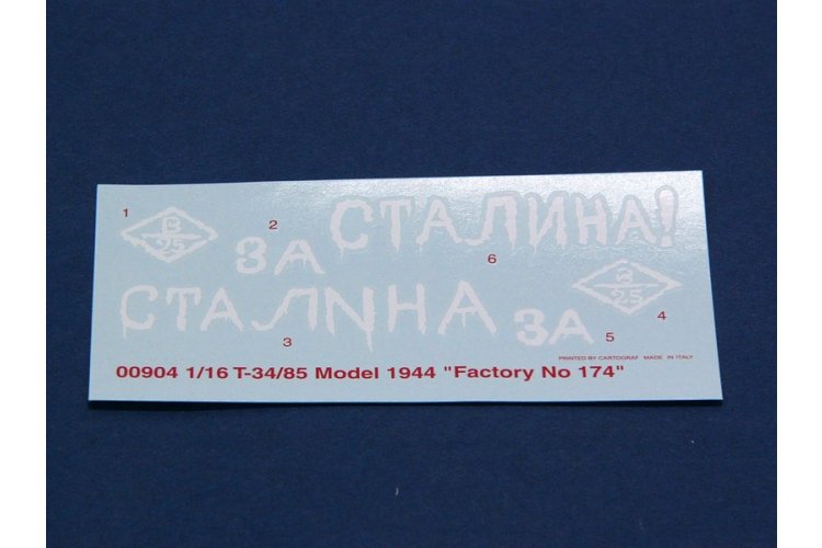 1:16 Trumpeter 00902 T-34/85 Model 1944 Factory No.183 WWII &ndash; Soviet Medium Tank - Tru00902 3 - TRU00902