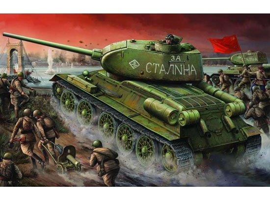 1:16 Trumpeter 00904 Soviet T-34/85 Model 1944 - Factory No.174 - Tru00904 - TRU00904