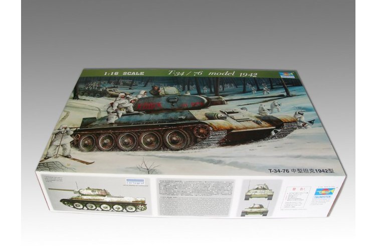 1:16 Trumpeter 00905 T-34/76 Model 1942 WWII &ndash; Soviet Medium Tank - Tru00905 2 - TRU00905