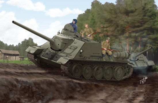 1:16 Trumpeter 00915 SU-100 WWII - Sovjet Tankjager - Tru00915 1 - TRU00915