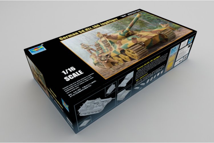 1:16 Trumpeter 00923 Sd.Kfz. 186 Jagdtiger WWII - Duitse Tankjager - Tru00923 2 - TRU00923