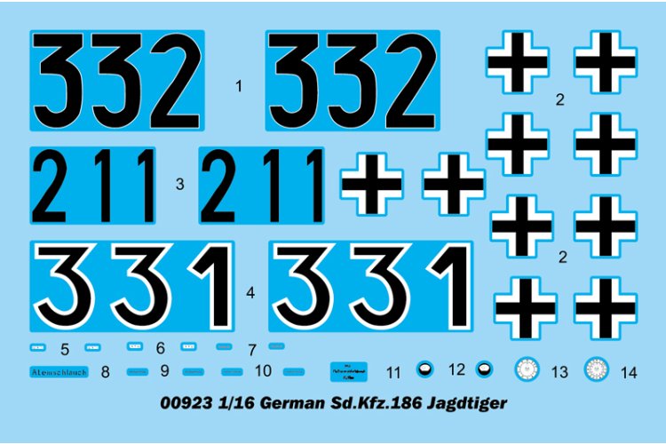 1:16 Trumpeter 00923 Sd.Kfz. 186 Jagdtiger WWII - Duitse Tankjager - Tru00923 3 - TRU00923